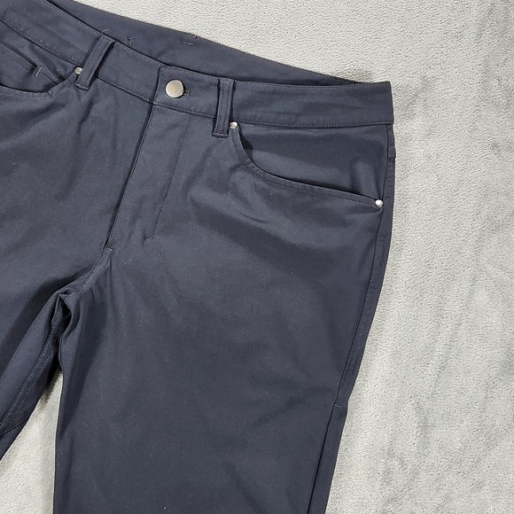 Lululemon Pants Mens 32x31 ABC Slim Fit Gray Softshell Stretch - Picture 3 of 16